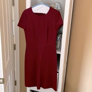 Hugo Boss Burgundy Dress